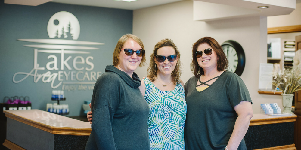 Did you know you need sunglasses, every day, all year long- We're talking quality sunglasses with Lakes Area Eyecare in this post!