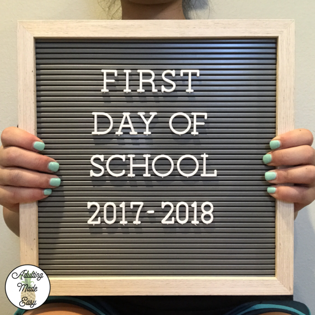 First Day of School Picture Ideas | Photo Ideas for Back to School First Day of School Photos