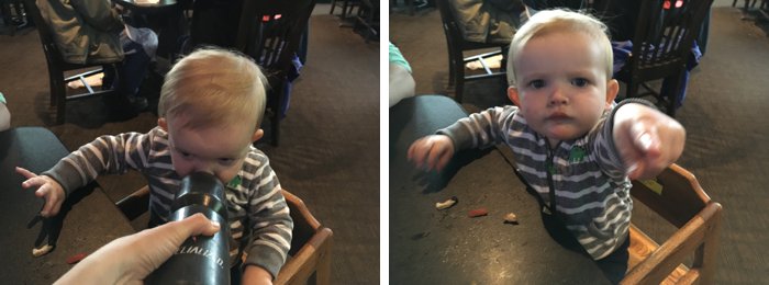 Mom hacks for taking a baby to a restaurant - Tips for taking a baby out to eat