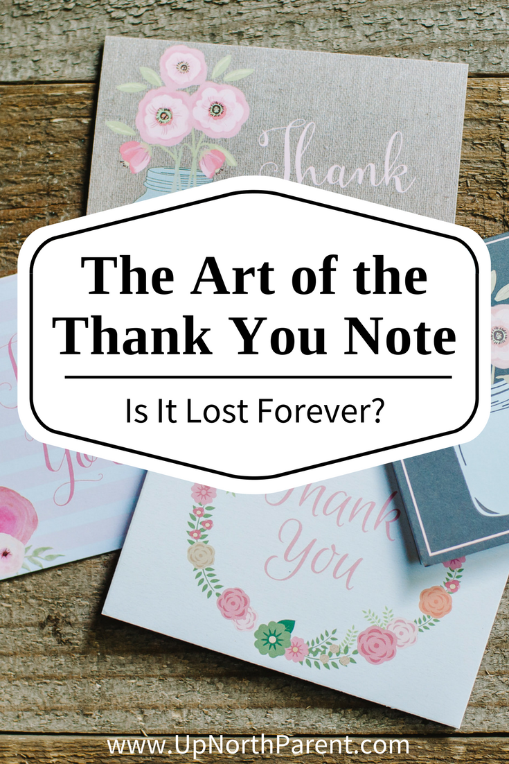 The Art of Writing a Thank You Note