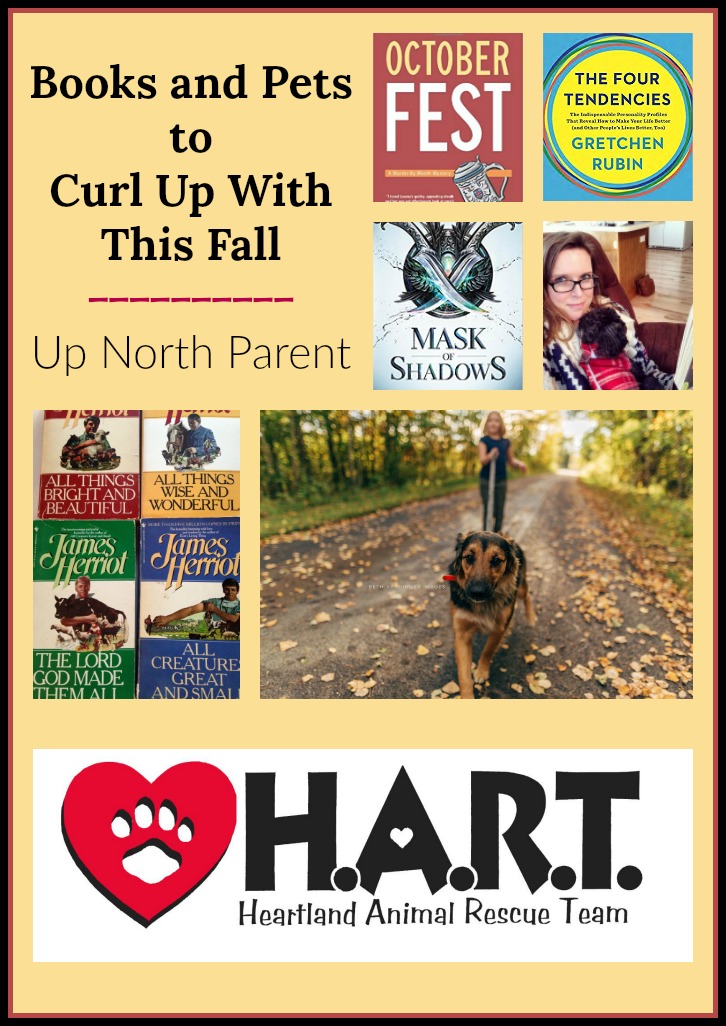 Books and Pets to Curl Up With This Fall | Reading Recommendations from #UpNoPa