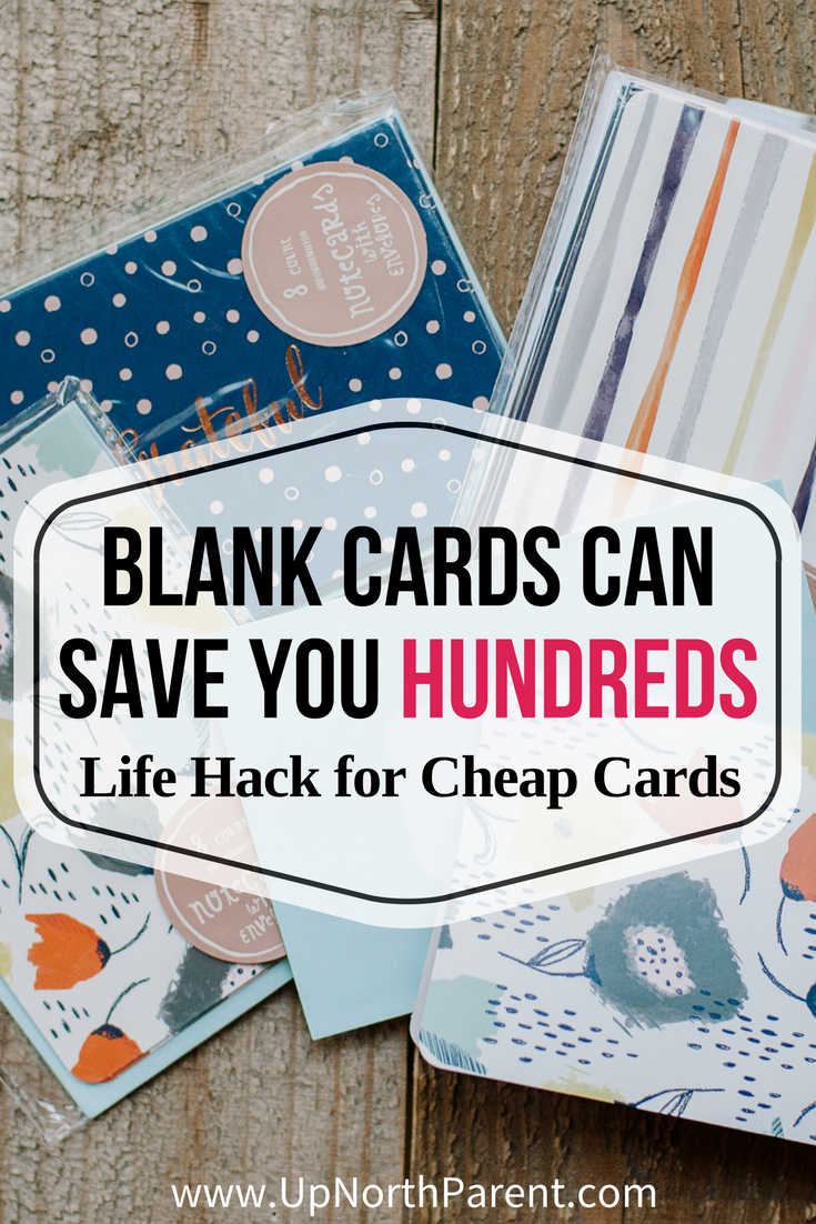 Life Hack for Cheap Cards - How Blank Cards Can Save You Hundreds