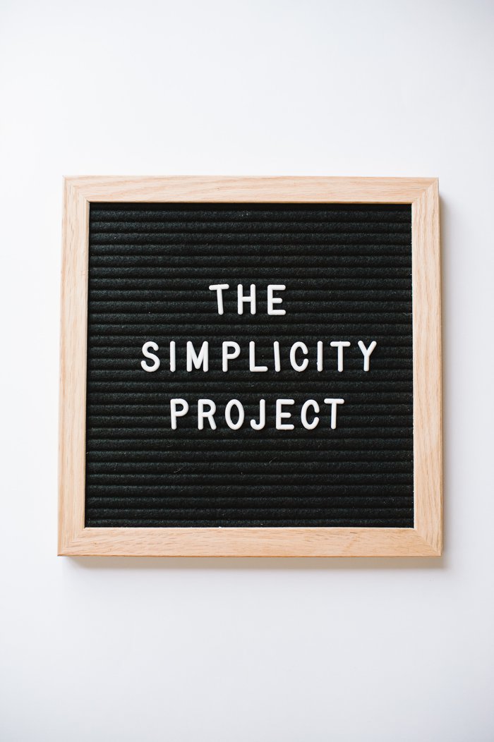 The Simplicity Project with Up North Parent | 5 Reasons to Simplify Your Life
