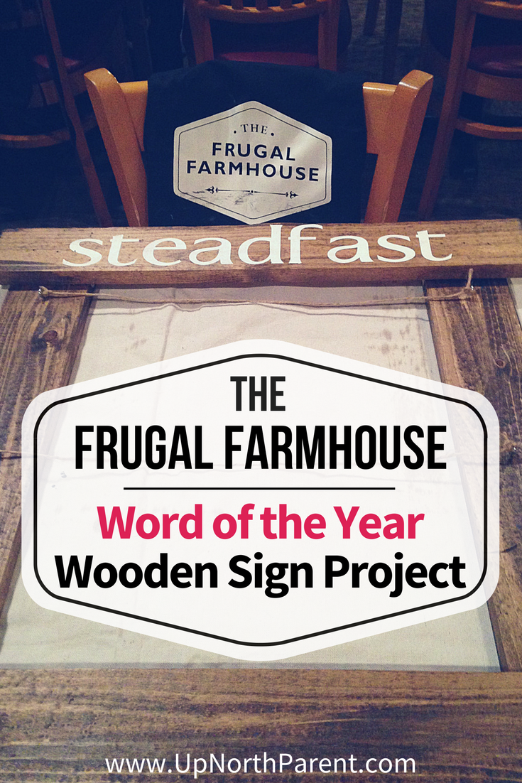 Word of the Year Wooden Sign Project from Frugal Farmhouse