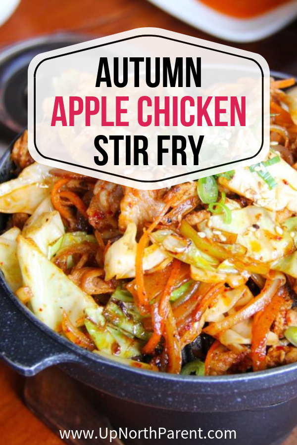 Autumn Apple Chicken Stir Fry (+ some Apple Health Benefit Facts!)