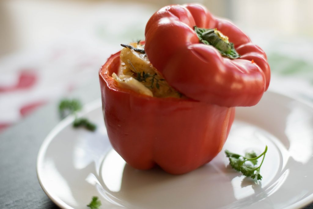 Chicken and Cheese Stuffed Peppers | Keto-Friendly Recipes