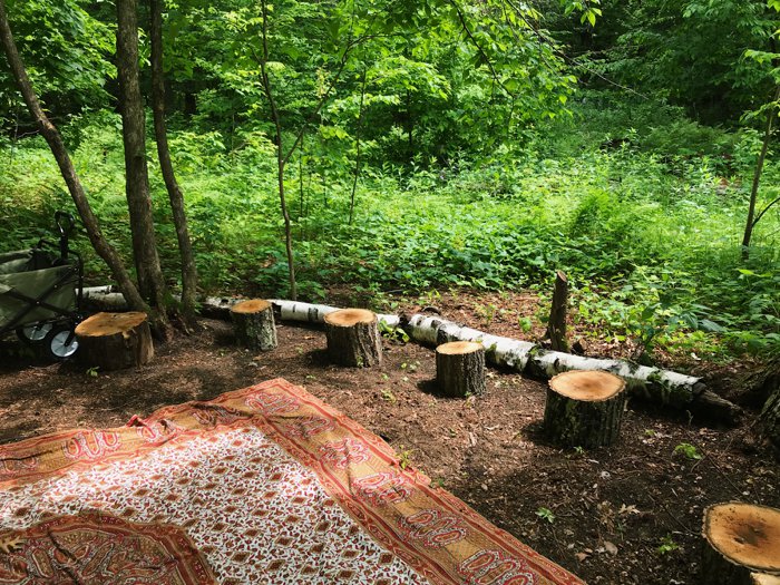 Outdoor learning space at Ashdown in Brainerd, MN