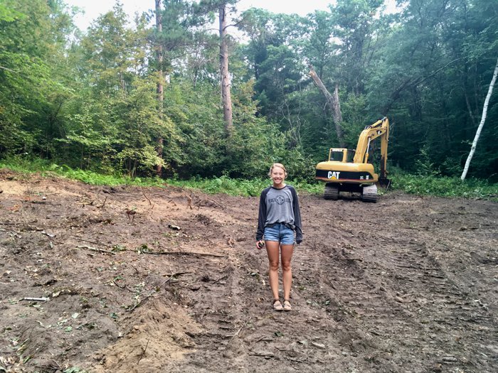 Site of Forest School in Breezy Point, MN