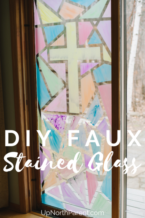 How to Make a DIY Faux Stained Glass Window for Kids