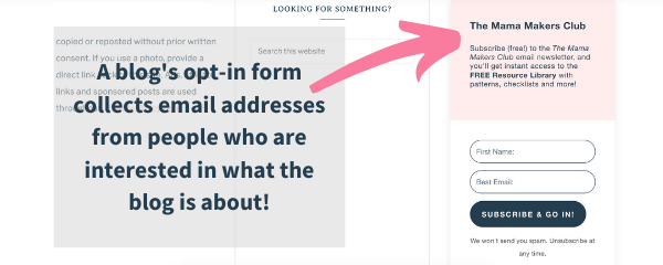 how to build an email list for your blog using opt ins from convertkit